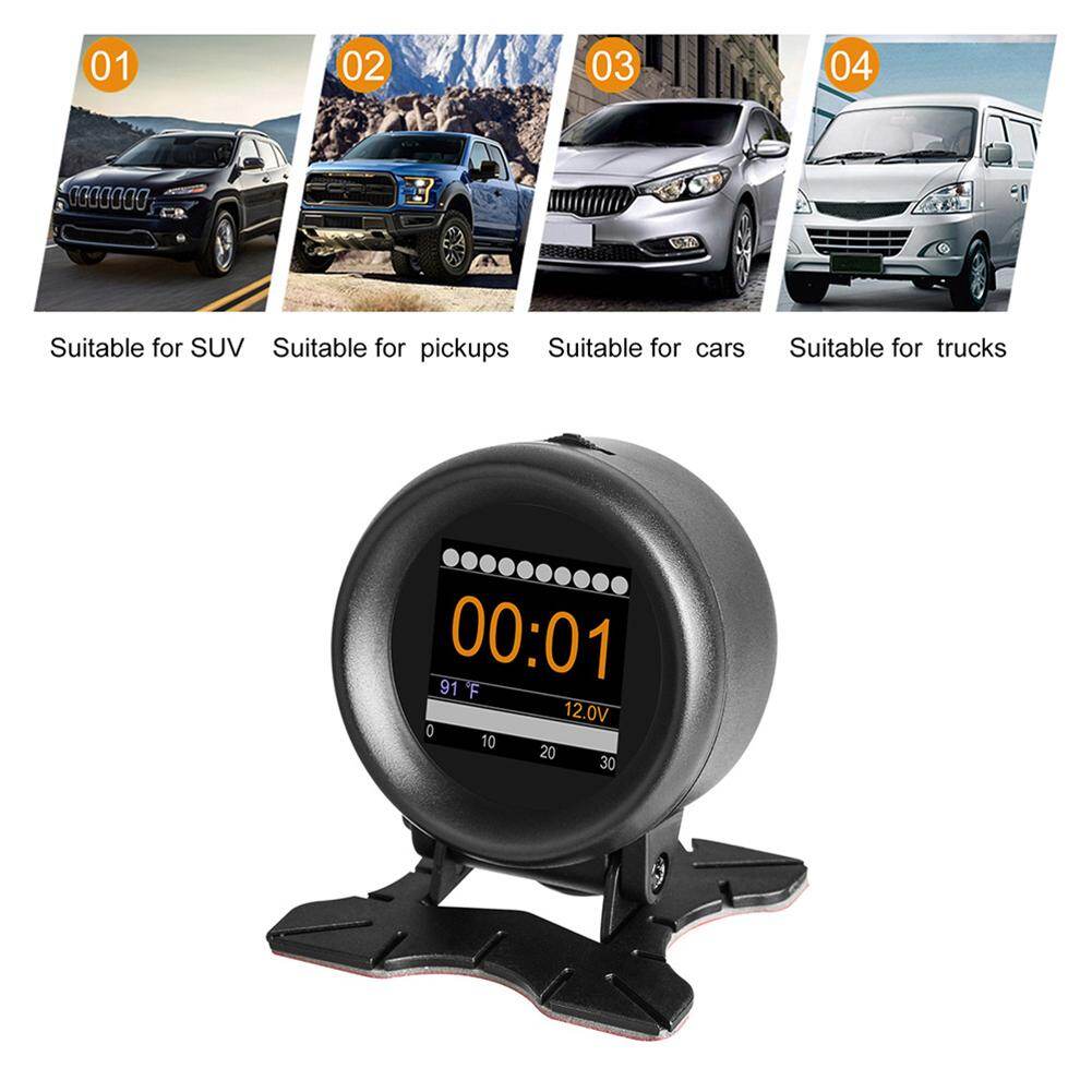 Máy Đo OBD AUTOOL X60, Đồng Hồ Đo Nhiệt Độ Nước Kỹ Thuật Số HUD OBD2 Điện Áp Tốc Độ Đồng Hồ