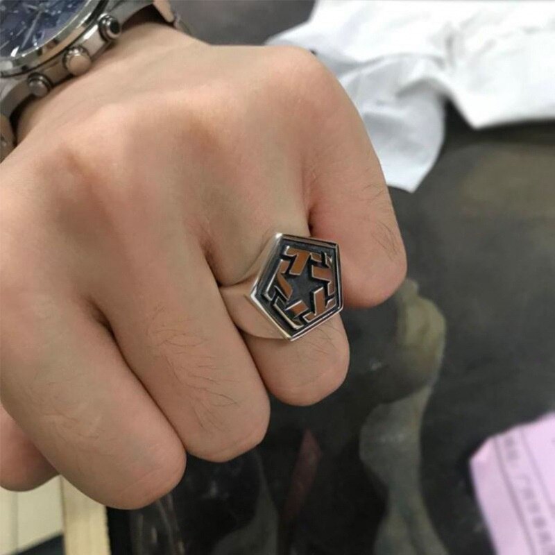 Tribal Gear Chicano Gangsta Bandit West Coast Ring Pentagon