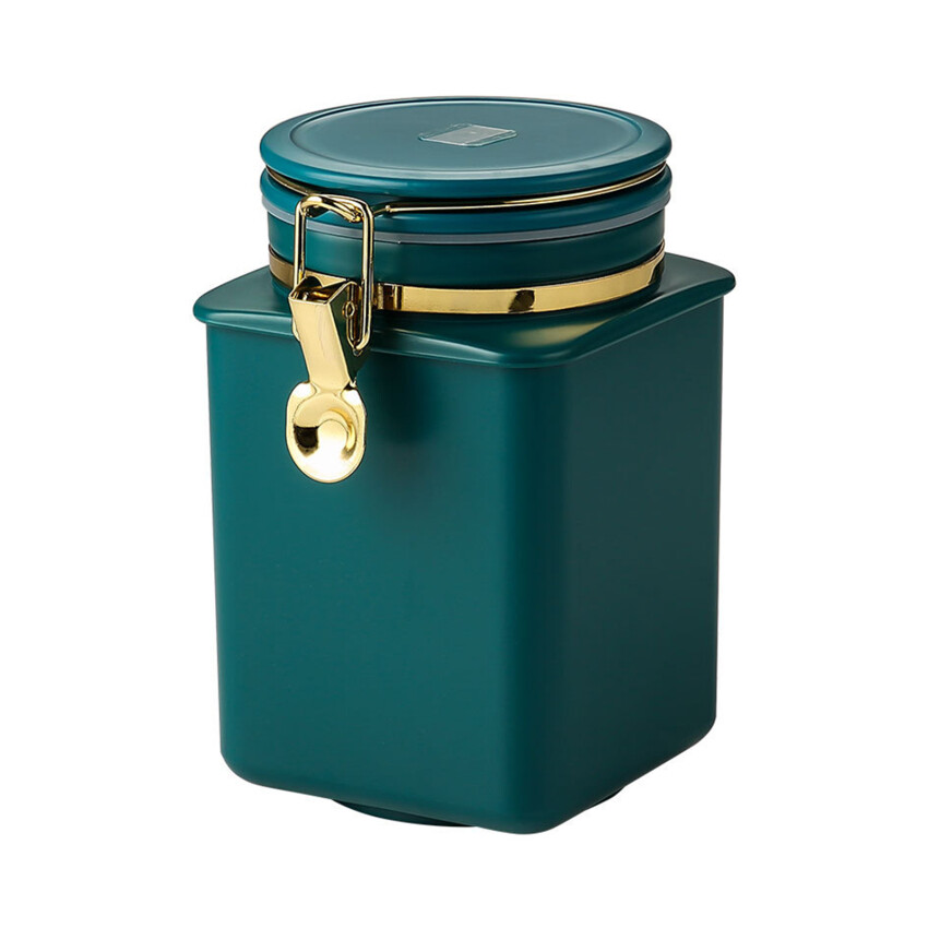 1100ML Airtight Coffee Canister Sealed Can Coffee Bean Storage Container For Beans/Grounds/Coffee