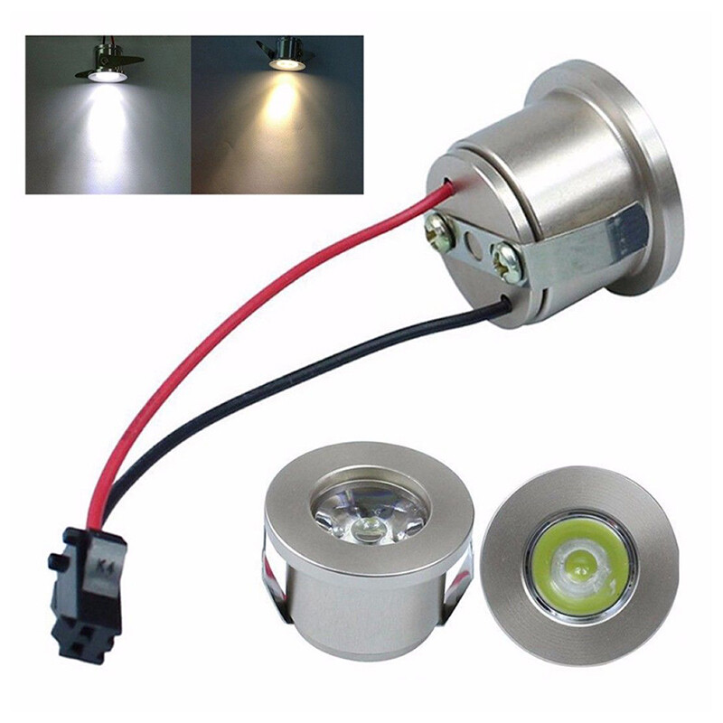 [The Gesh] 1 3W Recessed Mini Spotlight Lamp Ceiling Mounted LED Downlight Ceiling Light