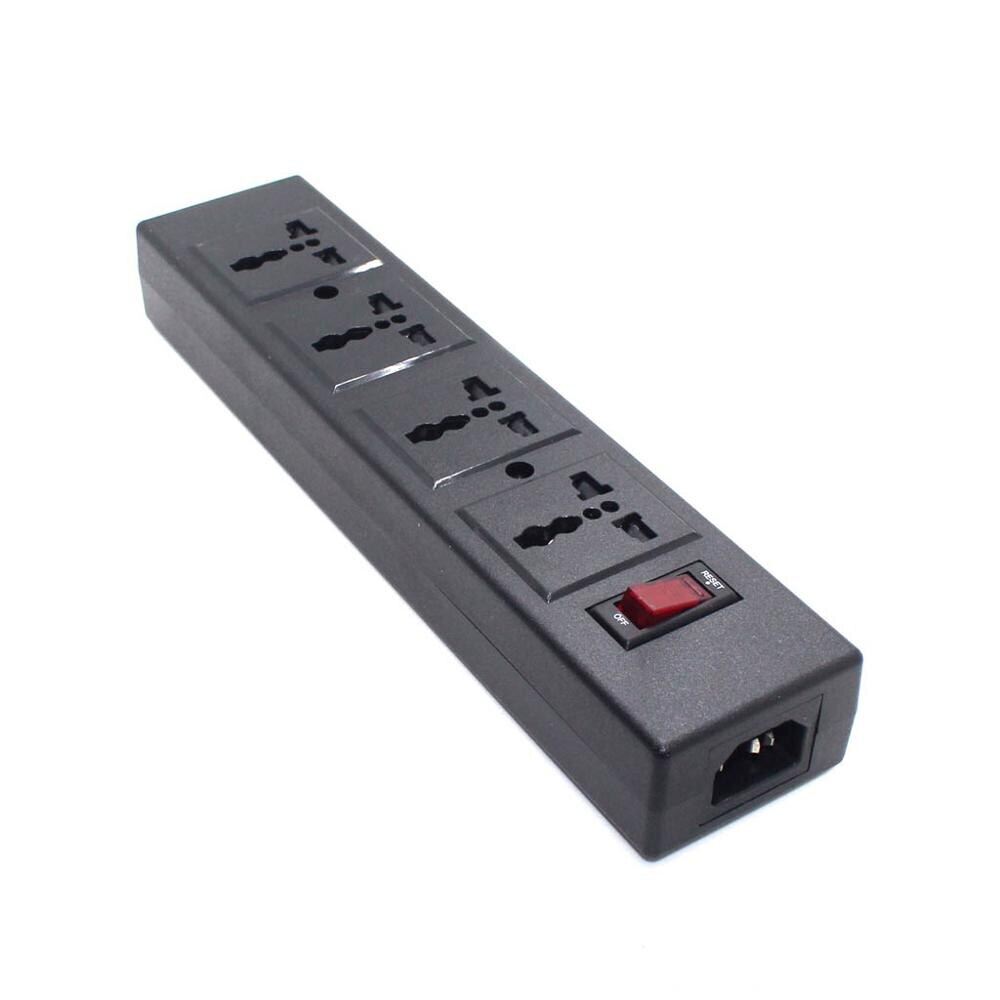4 cách PDU ổ điện Nhiều lỗ ổ cắm đa năng mở rộng dải với bảo vệ quá tải 4 cổng cắm điện ổ cắm công tắc ngắt