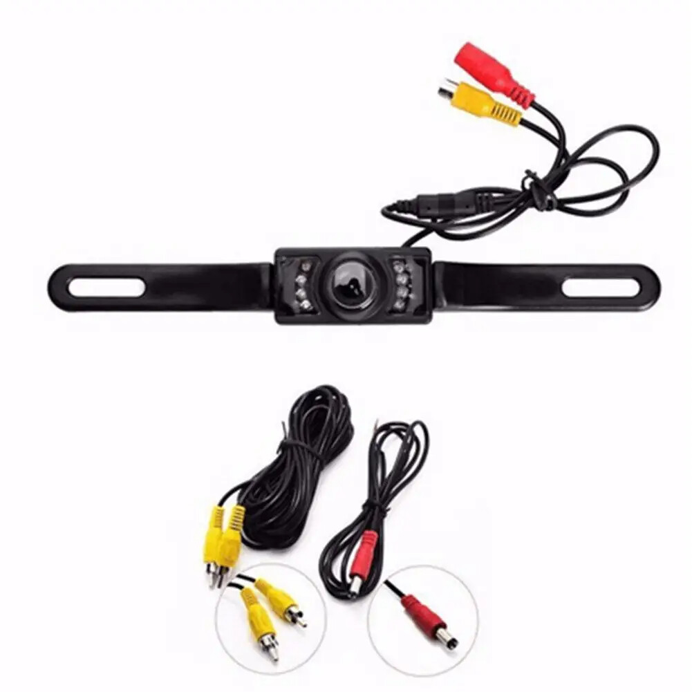Ekleva 1 cái HD chống nước Chiếu Hậu Xe Camera lùi xe biển số xe nhìn trong đêm