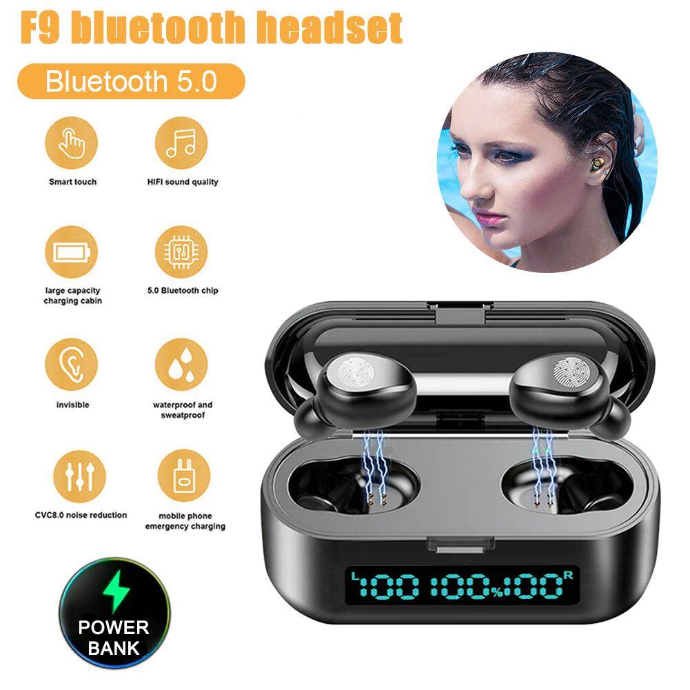 f9 wireless bluetooth headset