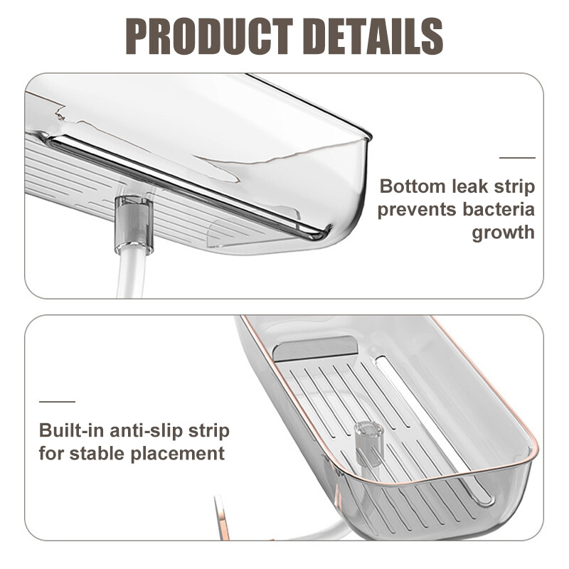 Kitchen Sink Storage Rack ,Multifunctional Draining Storage Shelf,No-Drilling Self-Adhesive Storage Rack,Widely Used for Kitchen, Sink, Bathroom