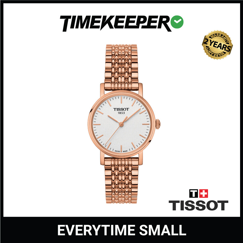 Tissot everytime small rose on sale gold