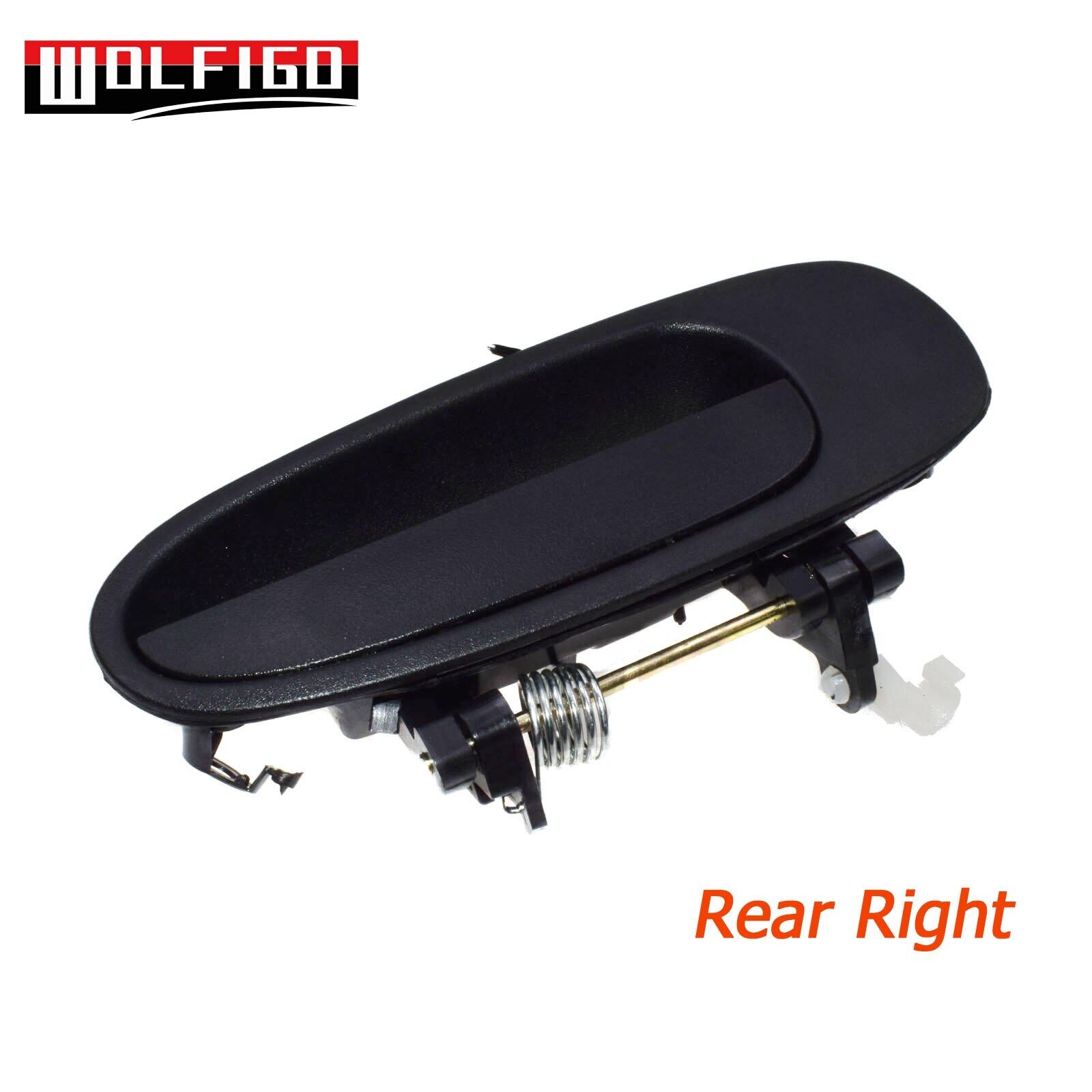 New black for toyota corolla 1993-1997 car exterior outside outer door handle front rear left right 69220-12160, 69210-12160