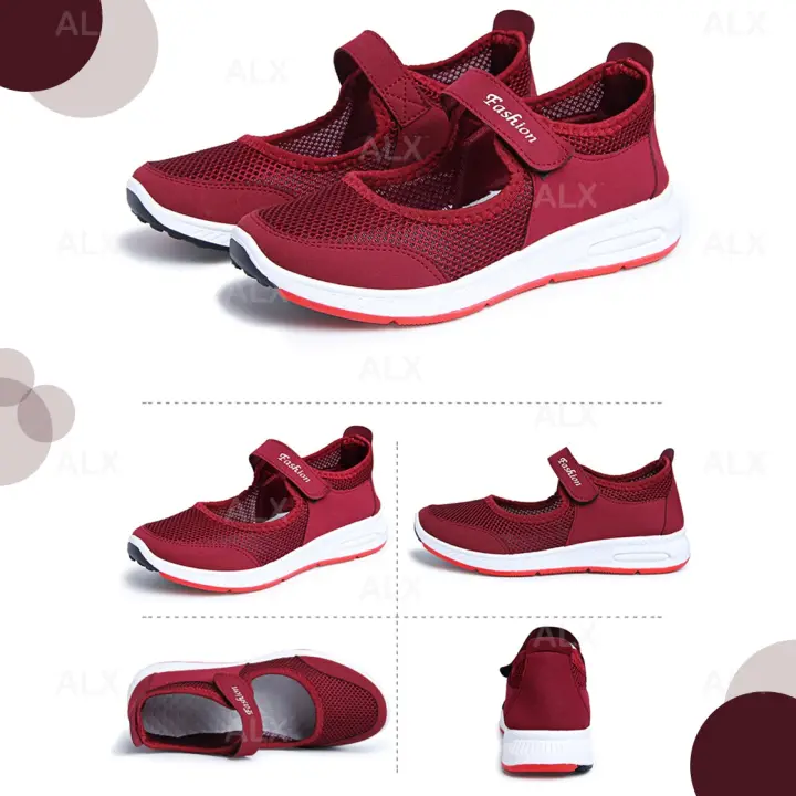 ladies laceless sneakers