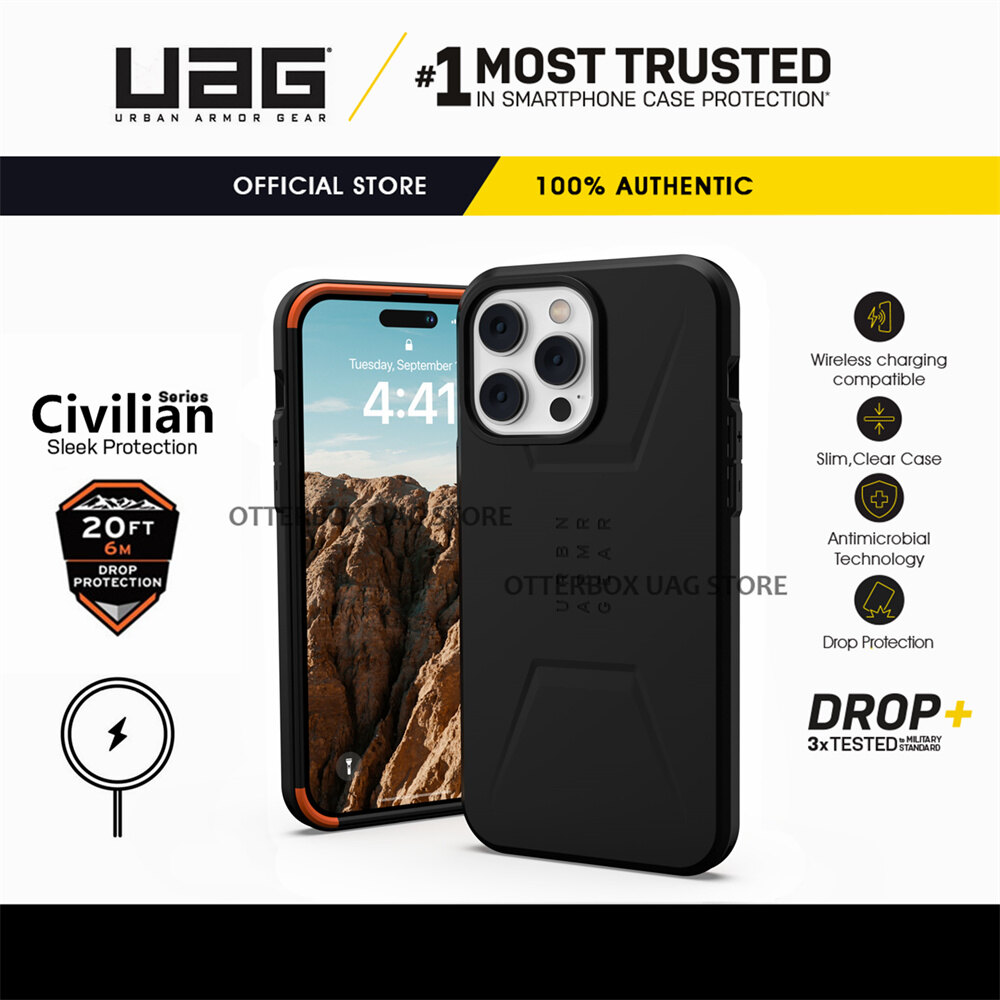 Ốp lưng uag civilian with magsafe cho iphone 14 pro max / 14 pro / 14 plus / 14 / 13 pro max / 13 pro / 13