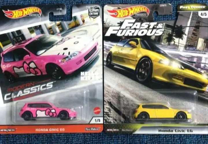 hot wheels honda civic eg