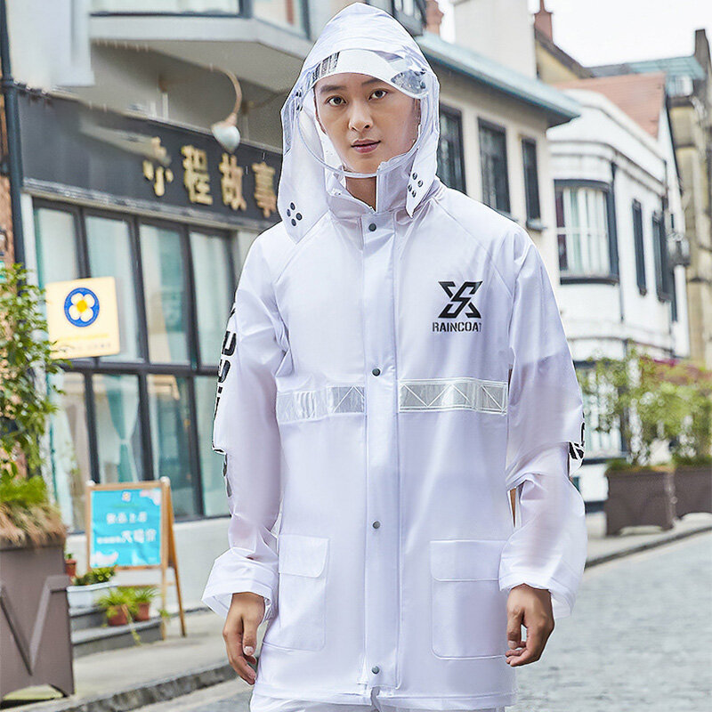 Raincoat Rainstorm Proof Breathable Not Easily Damaged Stylish Split Raincoat