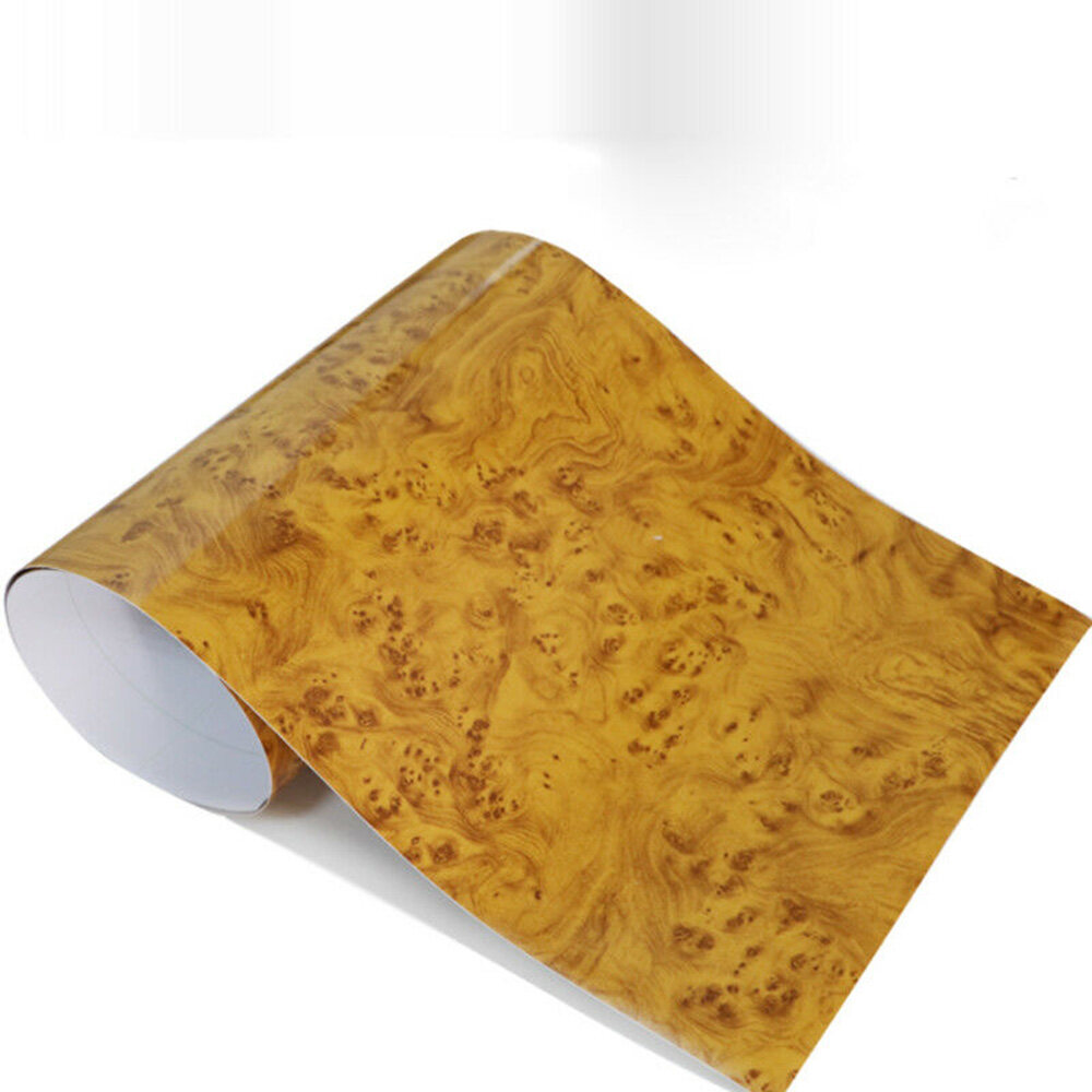 Miếng Dán Kết Cấu Vân Gỗ Nội Thất Chống Tia UV Cho Xe Hơi Tấm Đề Can Phim Trang Trí Mới