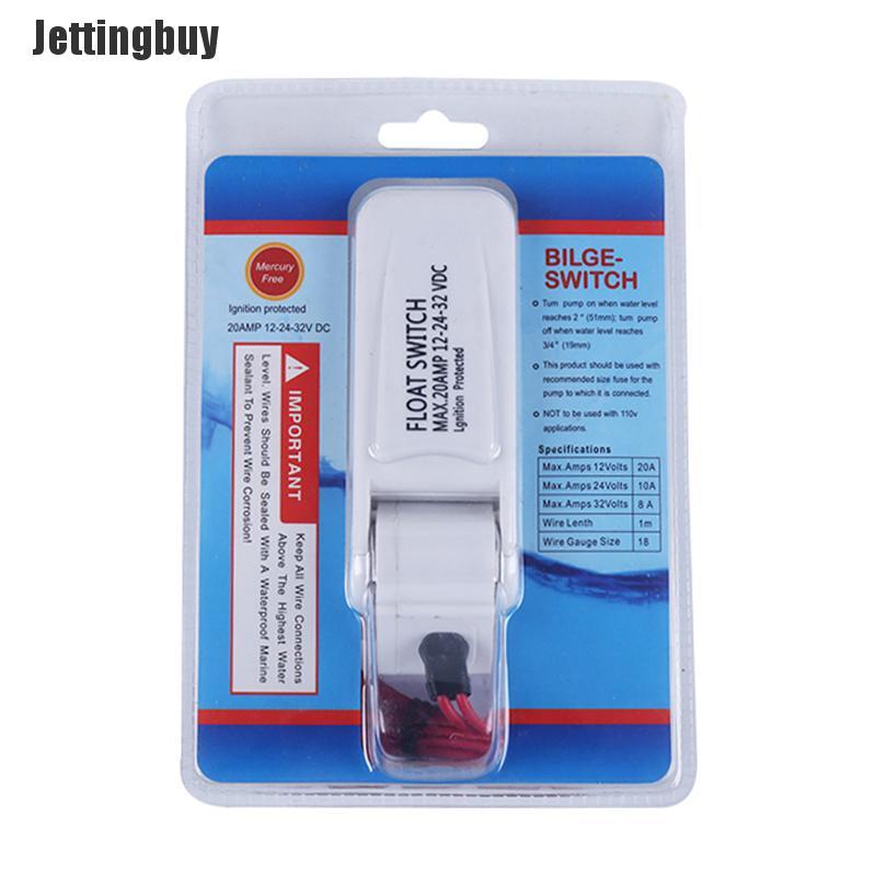 [Jettingbuy] 12V 1100GPH Automatic Bilge Pump Boat Submersible Pump Marine Float Switch U7W6