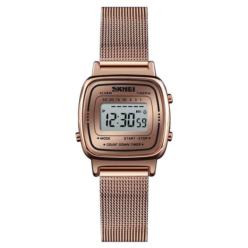 Top Sale SKMEI 1252 Women Watch 30m Waterproof Multifunction LED Digital Watch bán chạy