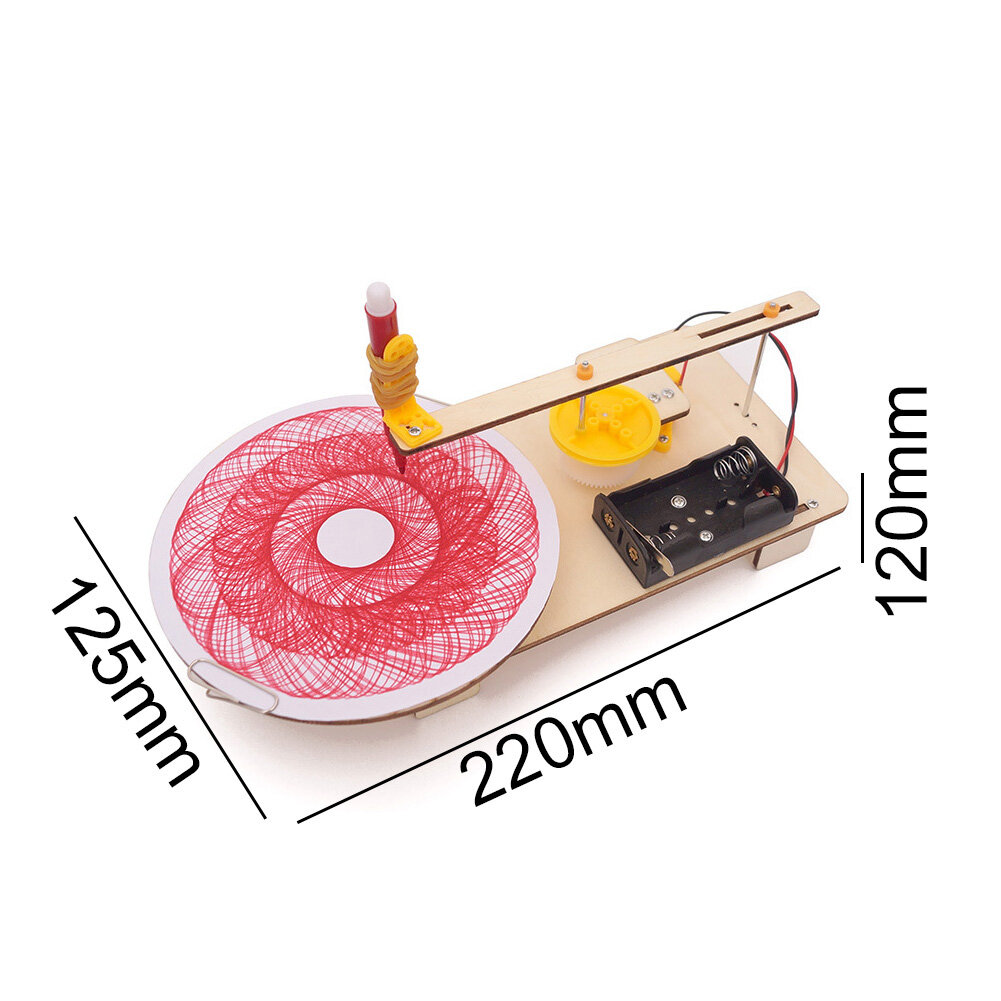 WISTIC DIY Lắp Ráp Máy Vẽ Điện Vẽ Mô Hình Thí Nghiệm Vật Lý Giáo Dục Đồ Chơi