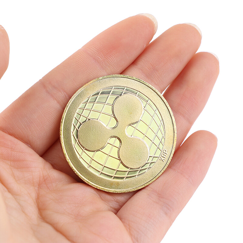 1pc Ripple coin XRP CRYPTO Commemorative Ripple XRP Collectors Coin MixASale