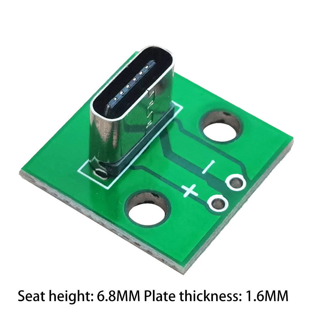 USB Type-C Breakout Board Serial Basic Breakout Female Connector Type PCB Converter Board