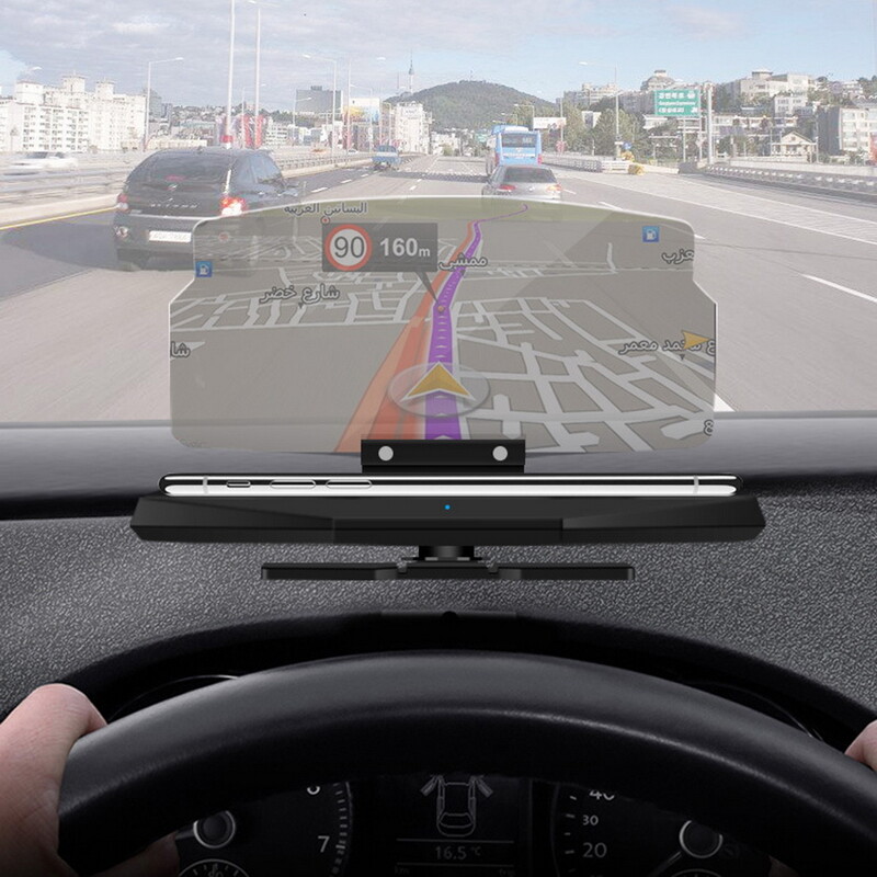 New Car HUD Head Up Navigation Display Phone Holder Mount GPS Projector