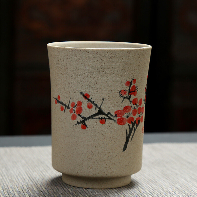 Large Stoneware Tea Cup Water Cup Ceramic Cup 230ml Ceramic Tea Cup