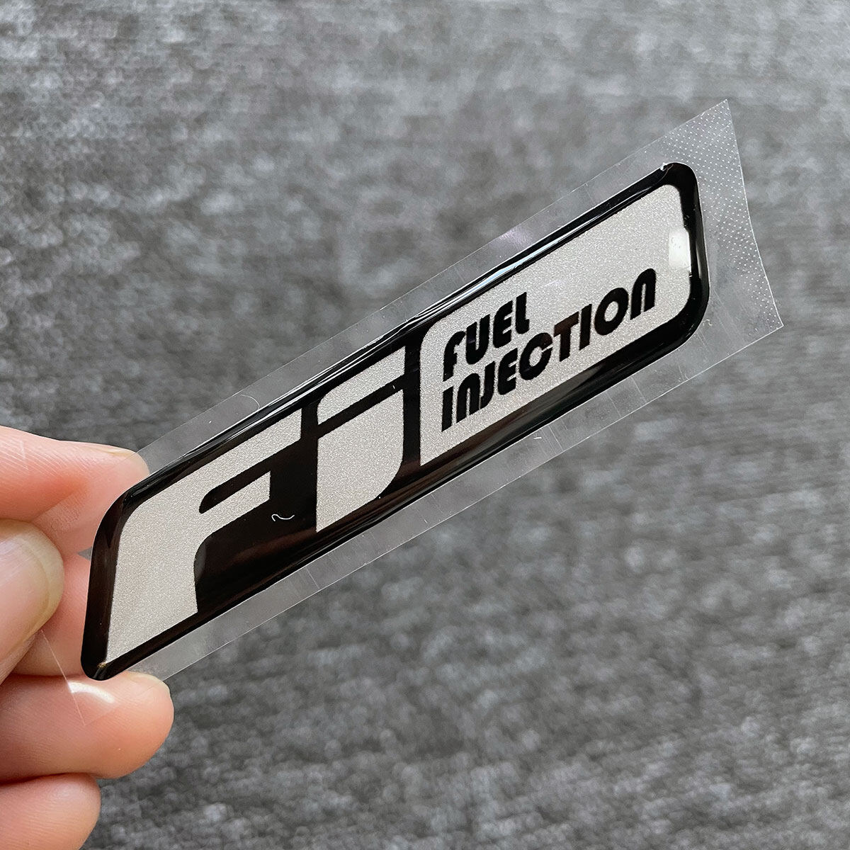 Fi biểu tượng EFI 3D Epoxy nhãn dán FI EFI hệ thống Logo thạch Gel decal cho Suzuki Raider R150 Fi gixxer FI Raider J115 FI Shooter 115 FI