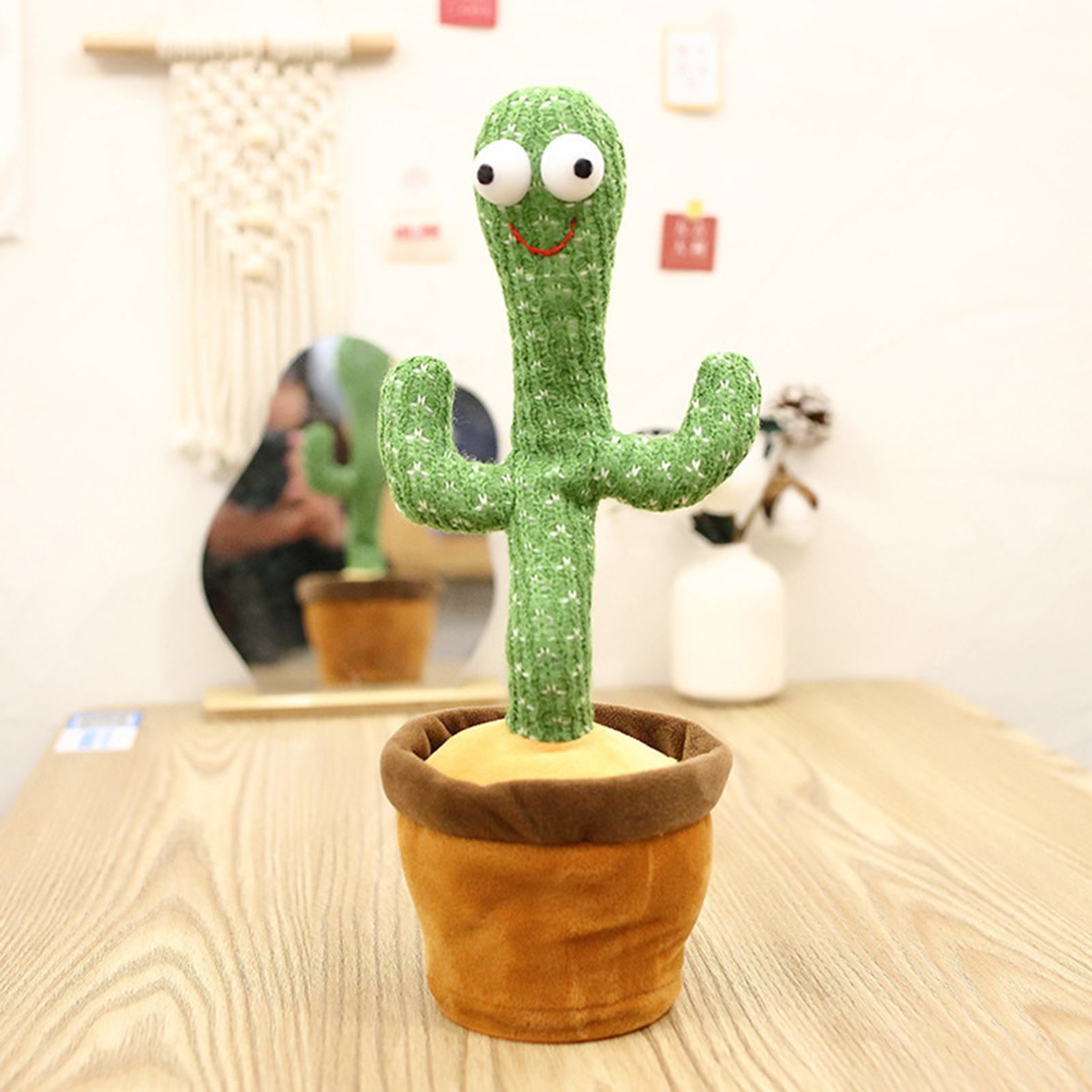 Cactus Plush Doll Funny Educational Cute Dancing Cactus Stuffed Toy for Valentines