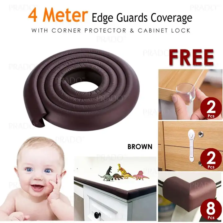 Prado Malaysia 4m Long Edge Guards Coverage Free 8 2pcs Corner