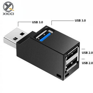 Bộ Mở Rộng HUB USB 3.0 XICCI, Hộp Chia Nhỏ 3 Cổng Cho PC, Máy Tính Xách Tay thumbnail