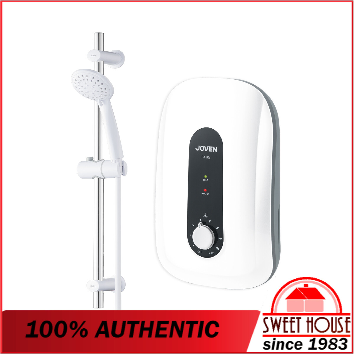 NEW]Joven Instant Water Heater With Built-In EELS System SA20e [NON-PUMP]  White *Newly Than SA10E | Lazada