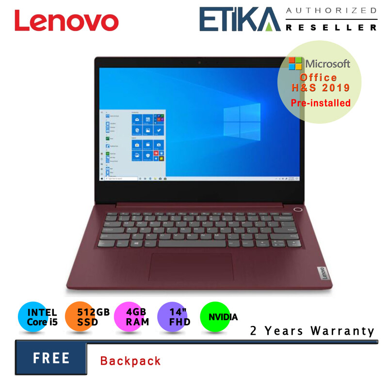 Lenovo IdeaPad 3i 14IIL05 81WD00N1MJ 14 FHD Laptop (Intel I5-1035G1/ 4GB/ 512GB SSD/ MX330 2GD5/ W10+H&S) Malaysia