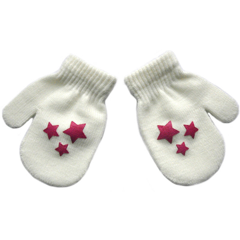 Knitted gloves mitten Baby Winter Gloves Infant baby mittens For Boy Girls Soft Warm Full Finger Gloves child mittens