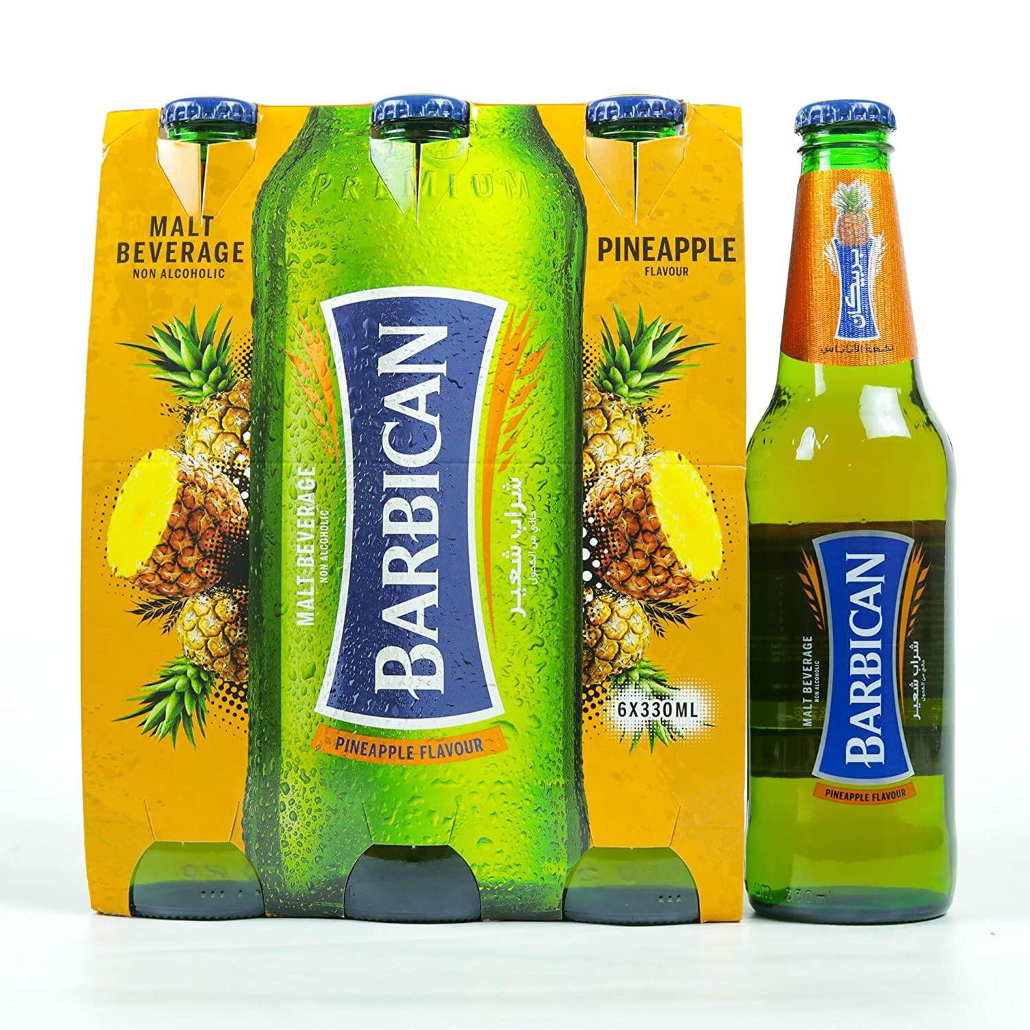 Barbican Malt Drink 6 Bottles x 330ml (Apple) - Minuman Barbican Non ...