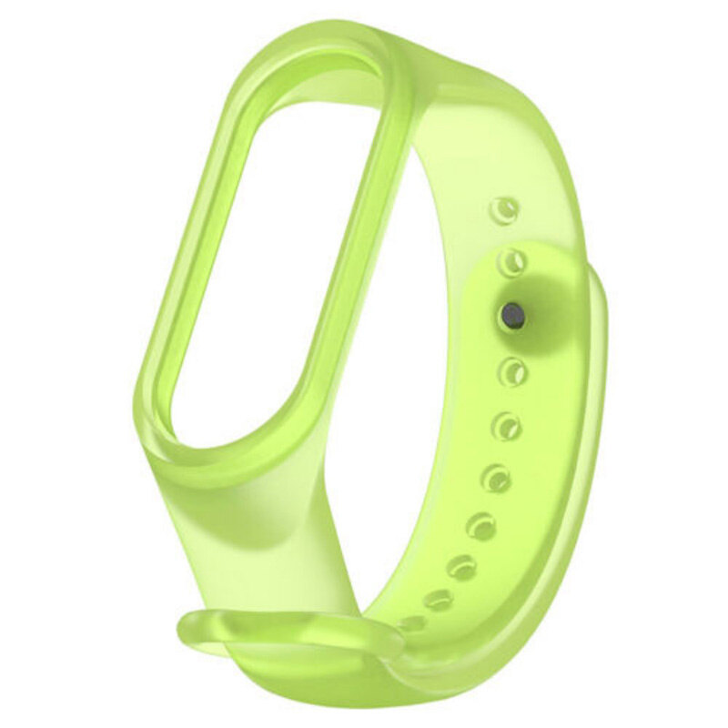Strap for Xiaomi Mi Band 4 3 Silicone Wristband Bracelet Replacement for Xiaomi Band 4 MiBand 4 3 Wrist Transparent Strap