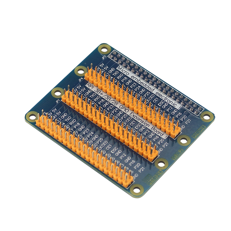 3 x 40 pin gpio adapter extension board 1 to 3 gpio module for orange pi raspberry pi 4b/3b+/3b