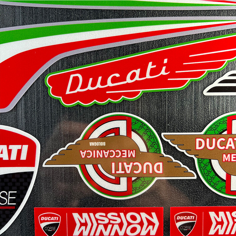 Motorcycle Sticker Reflective Waterproof For DUCATI