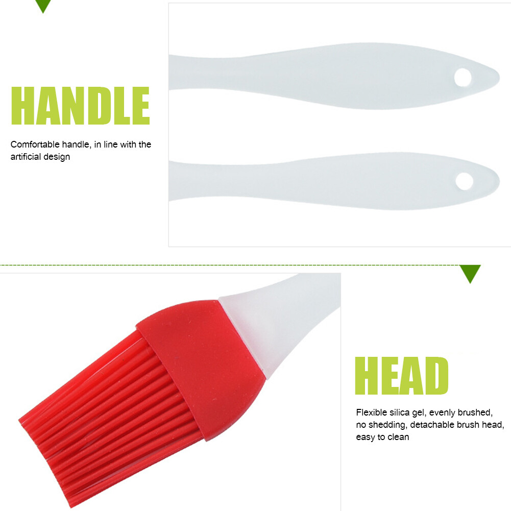 Bàn Chải Silicone Lỏng Không Dính Basting Pastry Brush Bếp BBQ Tiện Ích