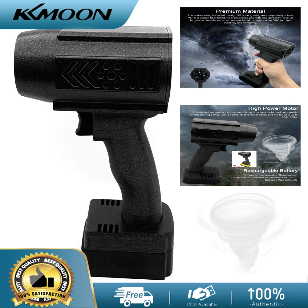 KKmoon Handheld Ducted Turbofan 50mm Brushless Motor Jet Fan 1000g Thrust Car Washer High Power Dust Blower Keyboard Cleaning Tool