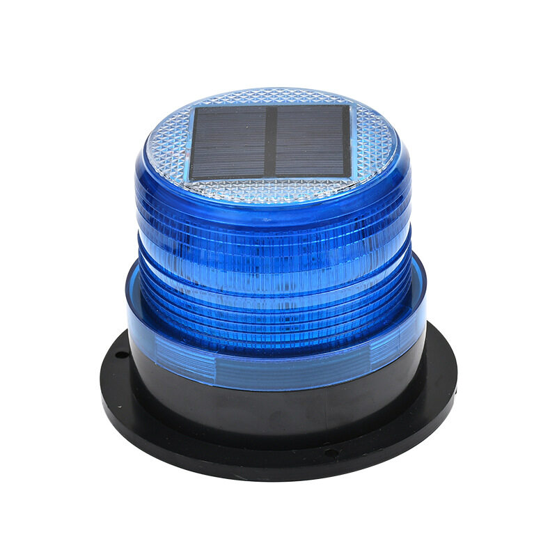 Solar Power Construction Warning Light LED Safety Strobe Emergency Road