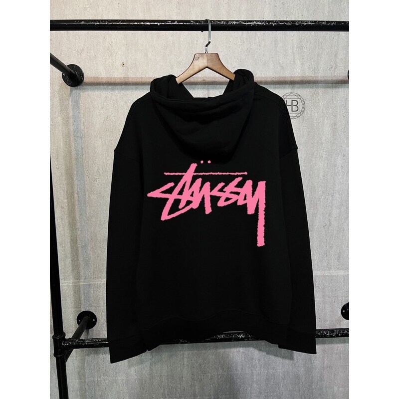 Áo Hoodie Zip Stussy Basic