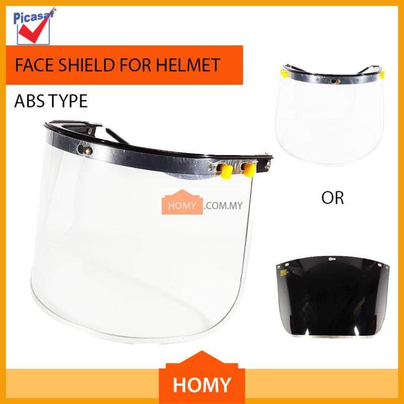 PICASAF Safety Helmet Visor ABS Face Shield Clear Screen/Black Screen