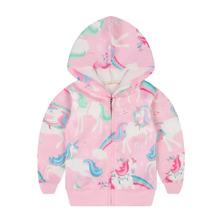 girls unicorn cardigan