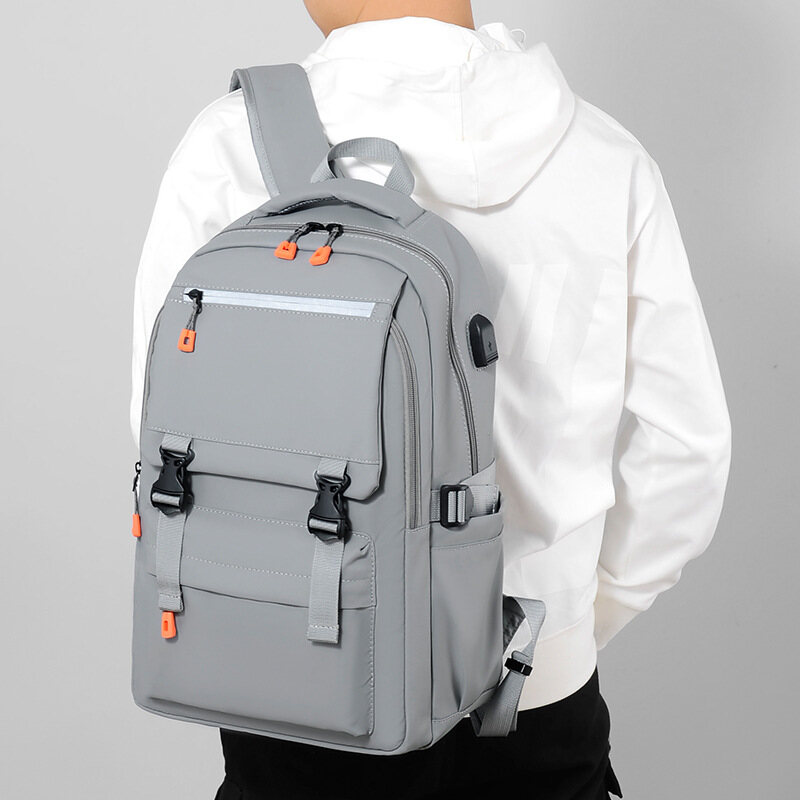 ELACCENT Men's backpack leisure multifunctional computer backpack multi-compartment travel large capacity backpack