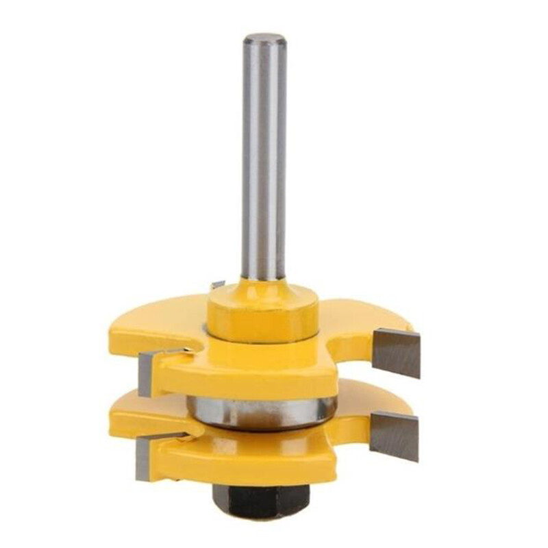 2 Chiếc/Cái/bộ Mũi Phay Lưỡi & Rãnh 3/4 Cho Dụng Cụ Chế Biến Gỗ