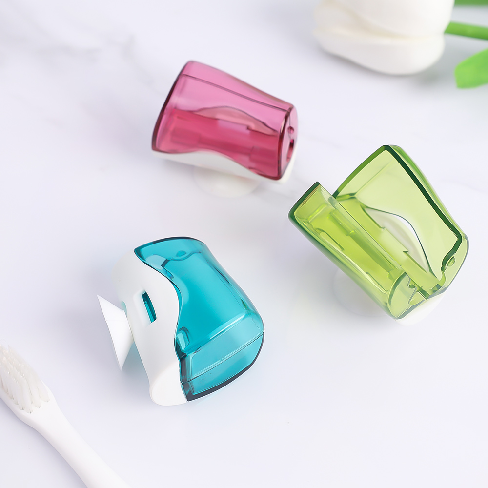 Suction Cup Dustproof Toothbrush Holder
