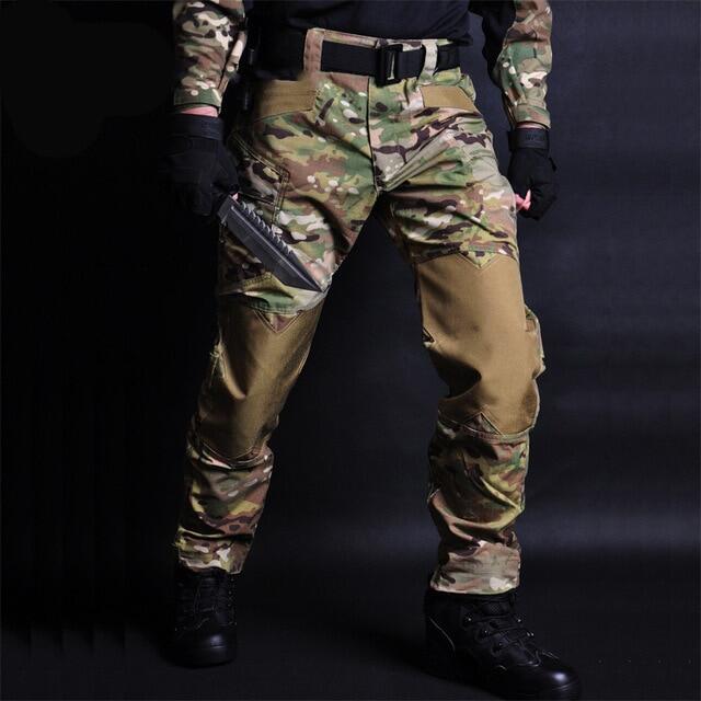【Ready Stock】 MEGE Men Jogger Tactical Pants Camouflage Military Cargo Sweatpants Loose Camo Casual Trousers Joggers pantalones tacticos XXXL