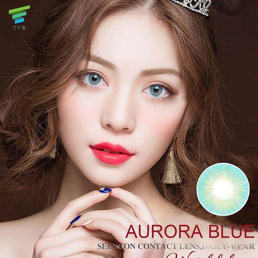 CHEER 2pcs/set Beautiful Big Eye Women Cosmetic Big Eye Coloured Contact Lenses
