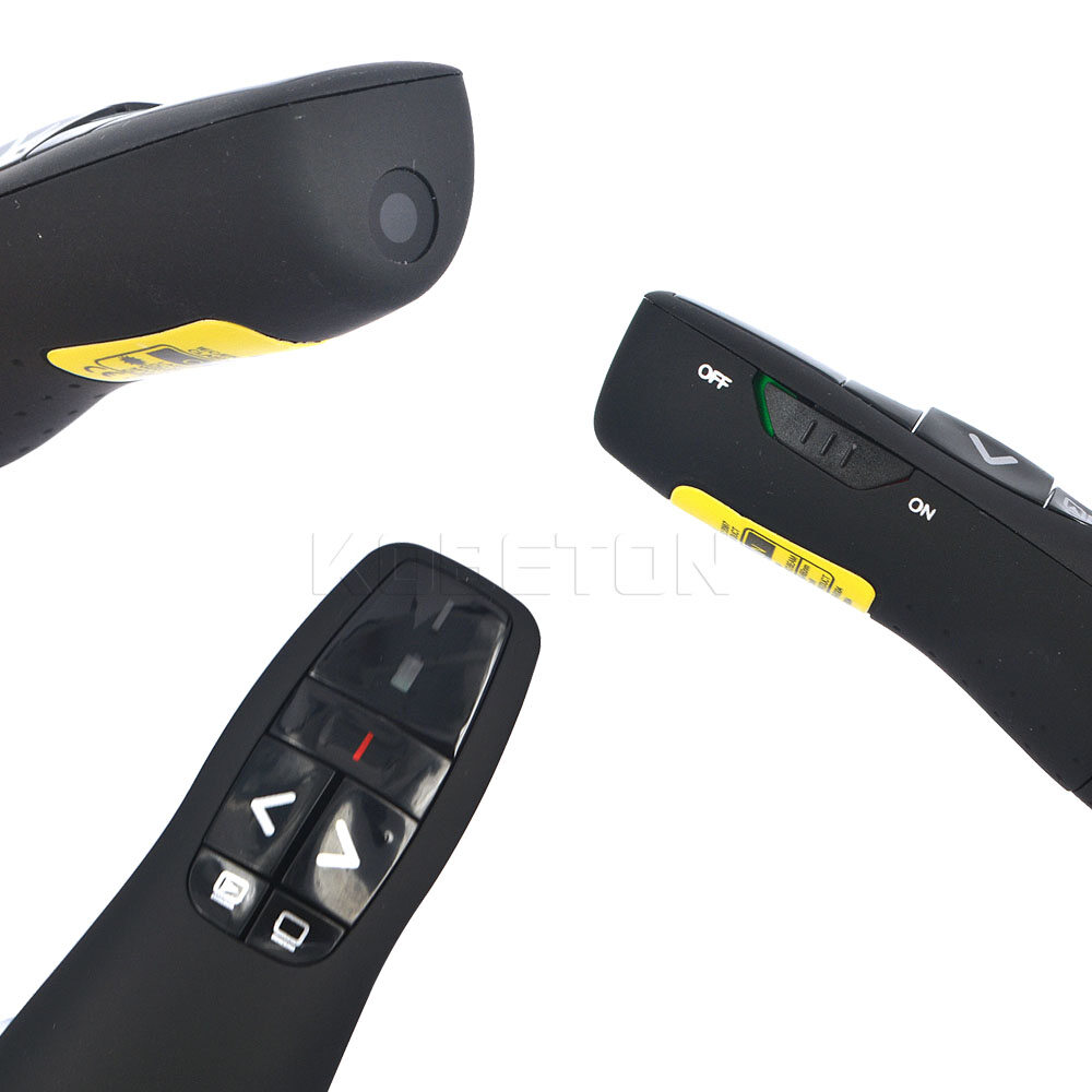 Kebidumei 2.4G Wireless Presenter USB Remote Control Pointer Pen Page Turning Presentation for PPT PowerPoint Teaching Meeting Office