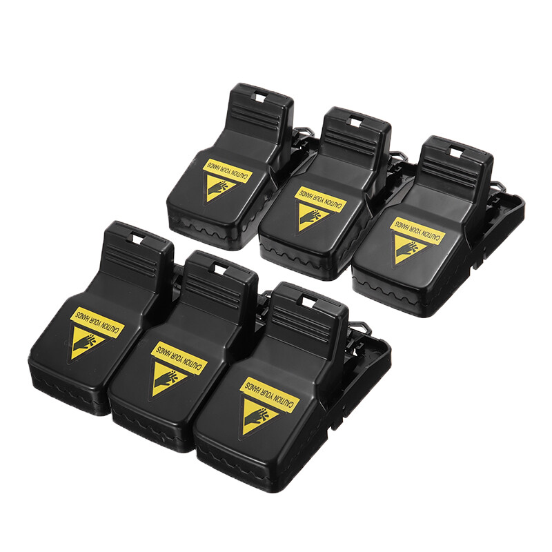 BOKALI 6Pcs Premium Reusable Mouse Traps Rodent Snap Trap Rat Trap Mouse Busters