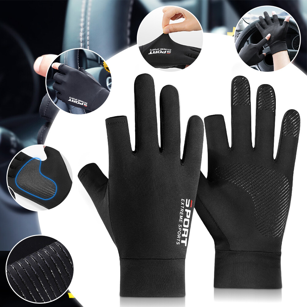 Chen Yi 【Ready】 Sun UV Protection Gloves, Fishing Gloves, Outdoor