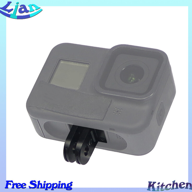 Metal Folding Magnetic Replacement Base Dual Interface 1/4 Thread Hole Tripod Mount Adapter Compatible For Gopro 10/9/8/max Action Camera