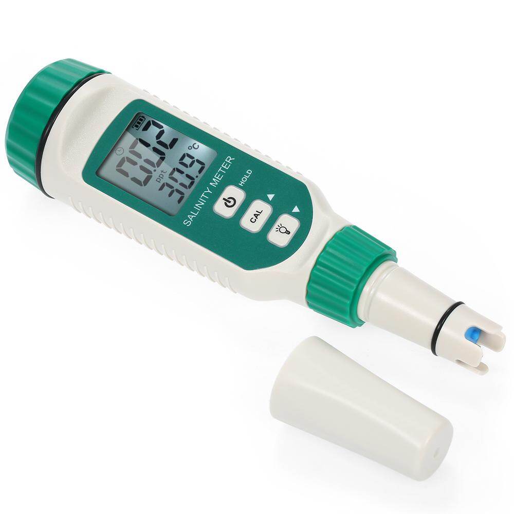 SMART SENSOR Portable Salinity Meter Handheld ATC Salinometer Halometer Salt Gauge Salty Brine Meter Seawater Salinity Refractometer Food Salinity Tester Meter