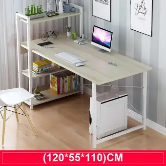 Computer Desk With Shelves Modern Style Computer Table Variety Of